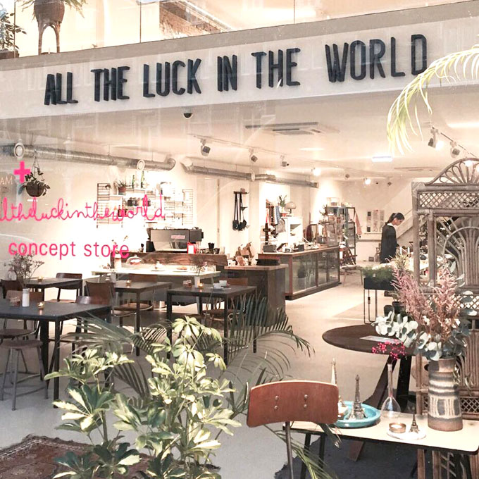 All the luck in the world concept store