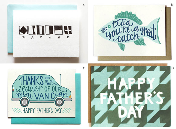 fathersday postcards Greens 1