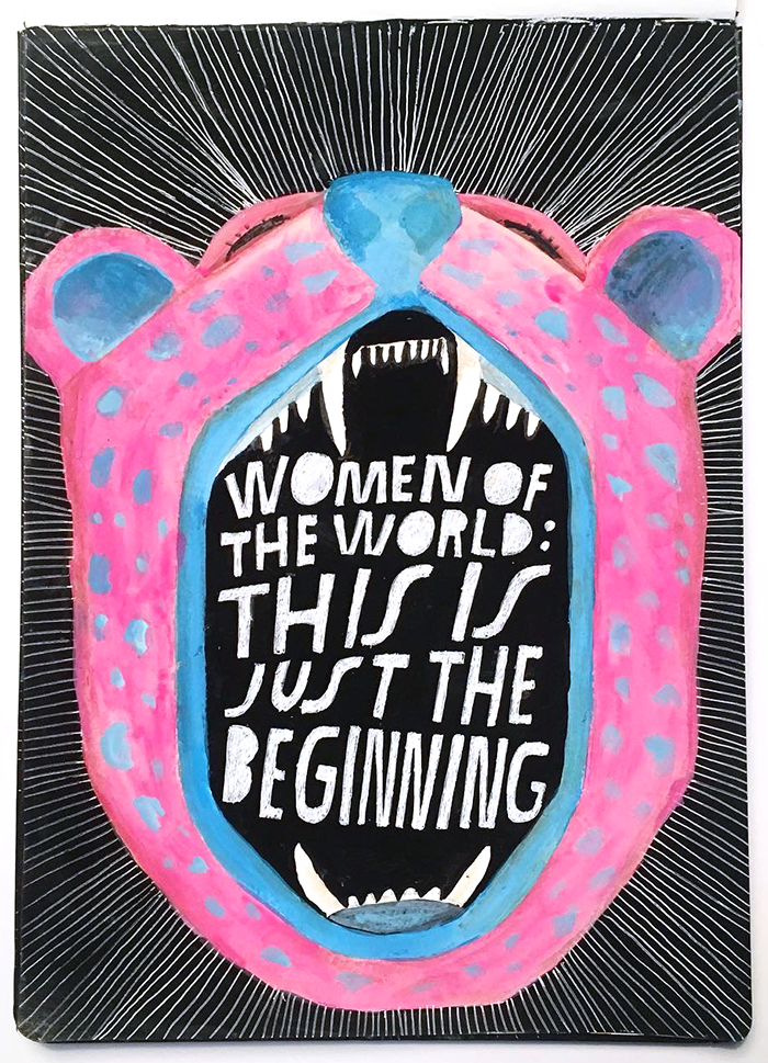 Lisa Congdon womensmarch illustration