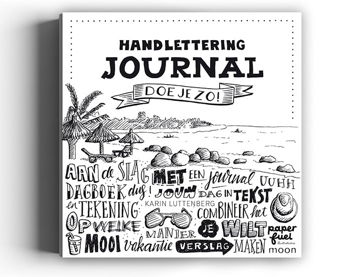Aan de tekentafel Paperfuel Handlettering Journal HappyMakersBlog <