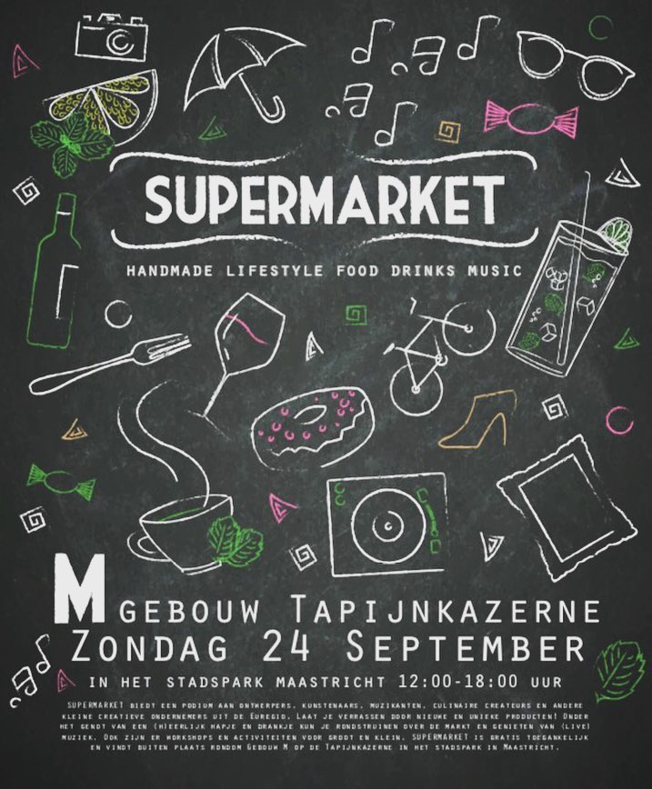 Supermarket 24 sept Maastricht HappyMakersBlog