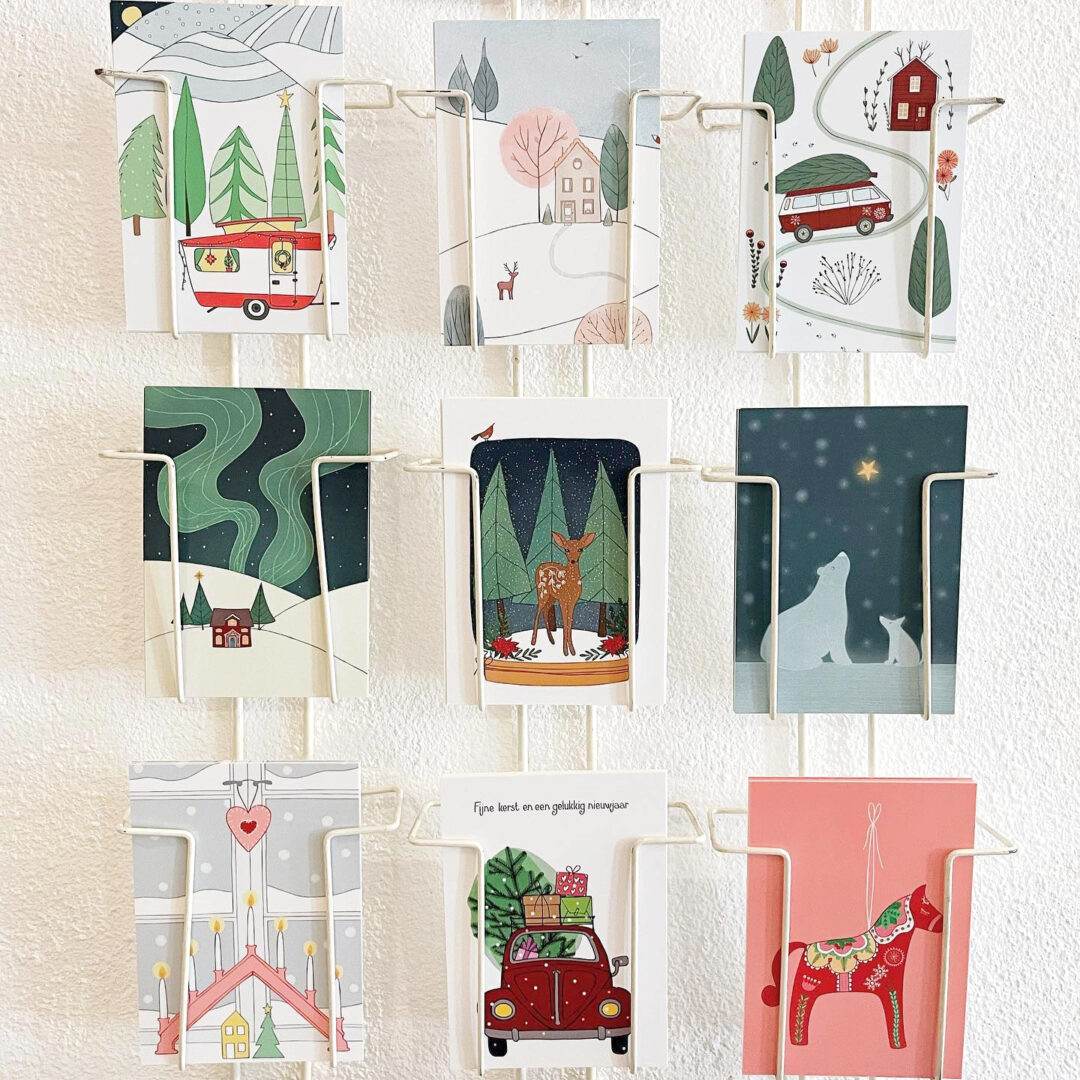 kerstkaarten van illustratoren